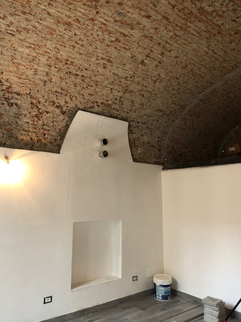 Dettaglio vano camino